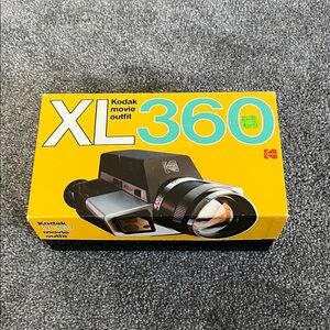 Kodak XL360 Movie Camera - Black and Silver